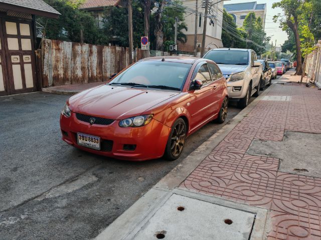 Proton Satria 2008 รุ่นย่อยอื่นๆ Sedan เบนซิน ไม่ติดแก๊ส เกียร์อัตโนมัติ ส้ม รูปที่ 4