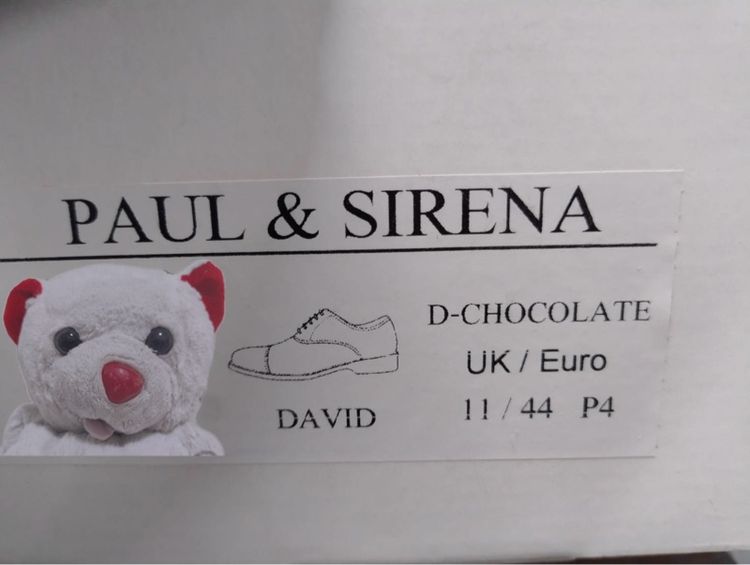 รองเท้าหนังวัวแท้สำหรับผู้ชาย Paul and Sirena รูปที่ 4