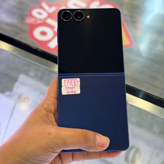 Samsung Z Flip7 512GB สีน้ำเงิน เครื่องศูนย์ สภาพสวยมาก จอ6.9นิ้ว แรม12รอม512 กล้อง50ล้าน(2ตัว) ประกันศูนย์ยาวๆ🔥🔥 รูปที่ 2
