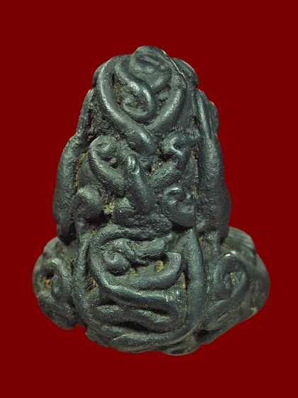 พระเก่าเนื้อโลหะ ฐาน1.9สูง 2.2 ซ.ม BB 446 รูปที่ 2