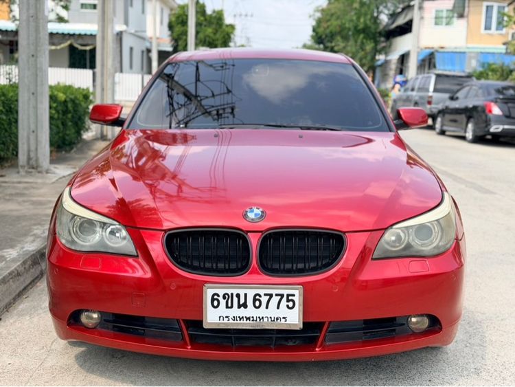 BMW Series 5 2005 525i Sedan เบนซิน เกียร์อัตโนมัติ แดง รูปที่ 2