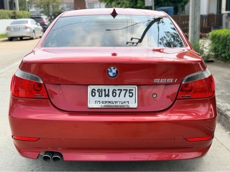 BMW Series 5 2005 525i Sedan เบนซิน เกียร์อัตโนมัติ แดง รูปที่ 4