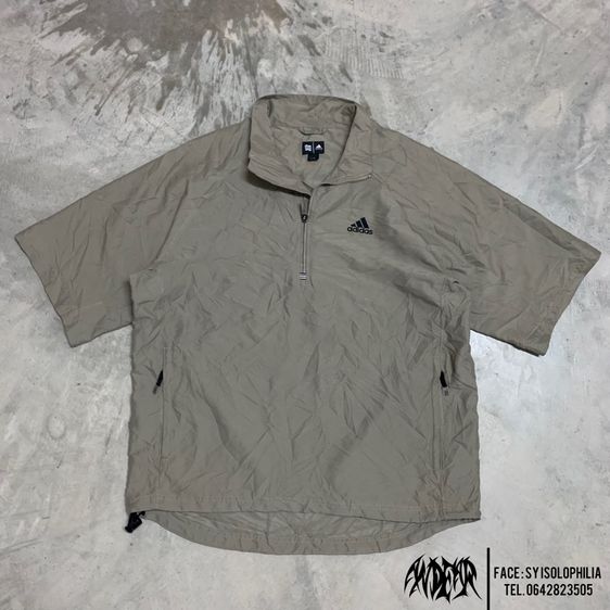 อื่นๆ แขนสั้น เสื้อแจ็คเก็ต | เสื้อคลุม Adidas ClimaShell Wind Half-Zip Jacket