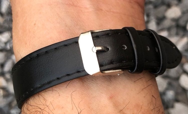 Seiko 5 หน้าดำหลักทอง หลังใส Automatic 21J 7s26 รูปที่ 6