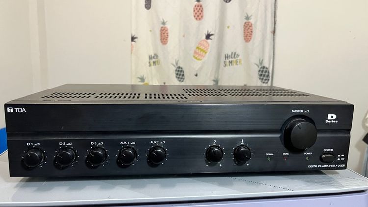     TOA A-2060D แอมป์ขยายเสียงระบบประกาศ ของแท้ รูปที่ 8