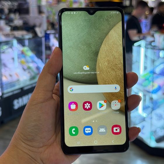 Galaxy A12 128 GB Samsung A12 สีฟ้า เครื่องศูนย์ สภาพสวยมากๆ จอมีจุดไบร์ทเล็กๆ จอ6.5นิ้ว แรม4รอม128 กล้อง48ล้าน(4ตัว)🔥🔥