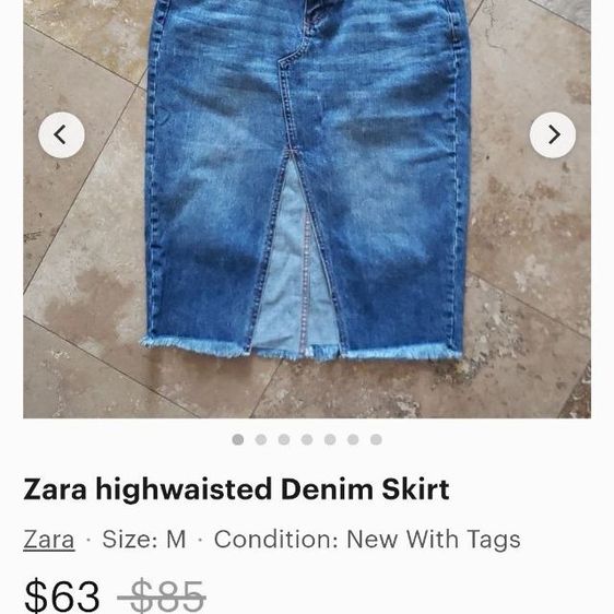 กระโปรง​ยีนส์​แบรนด์​ ZARA​ มือ​ 2 รูปที่ 11