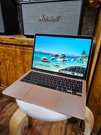 macbook air m1 RAM8 SSD256  คีย์บอร์ดภาษาอังกฤษ เครื่องสวยไม่มีรอย มีแต่เครื่องไม่มีอุปกรณ์  มีตำหนิ