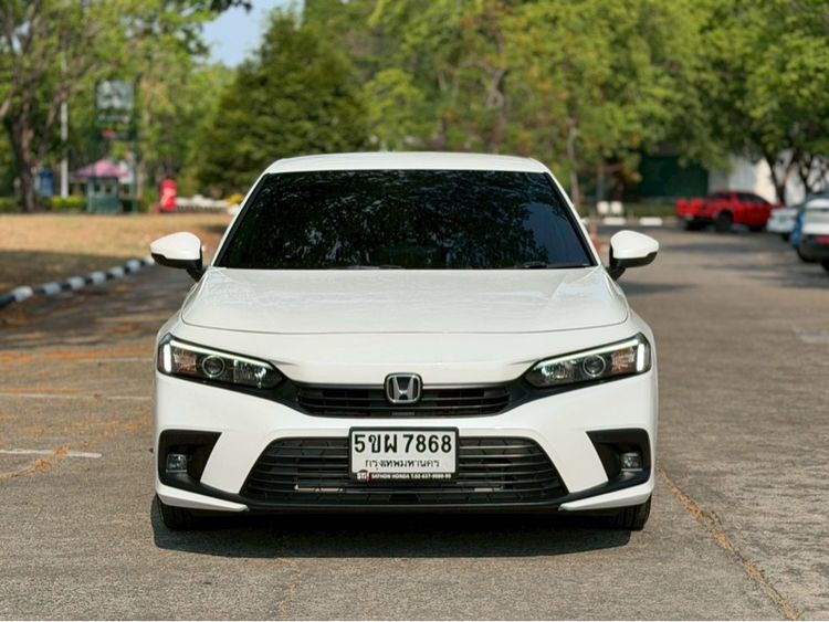 Honda Civic 2024 1.5 Turbo EL+ Sedan เบนซิน ไม่ติดแก๊ส เกียร์อัตโนมัติ ขาว รูปที่ 2