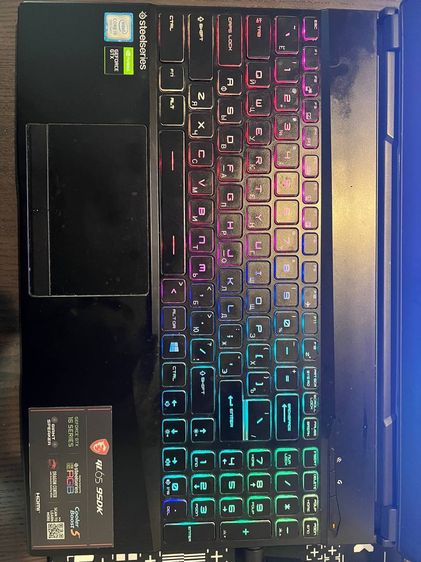 MSI GL65 9SDK i5-9300H GTX 1660 Ti 6GB 16GB RAM 512GB SSD 15.6" FHD 144Hz รูปที่ 2