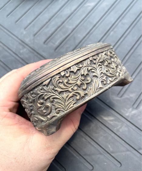 ตลับหัวใจ ซิลเวอร์เพลส Silver Plate เก่าสะสม รูปที่ 7