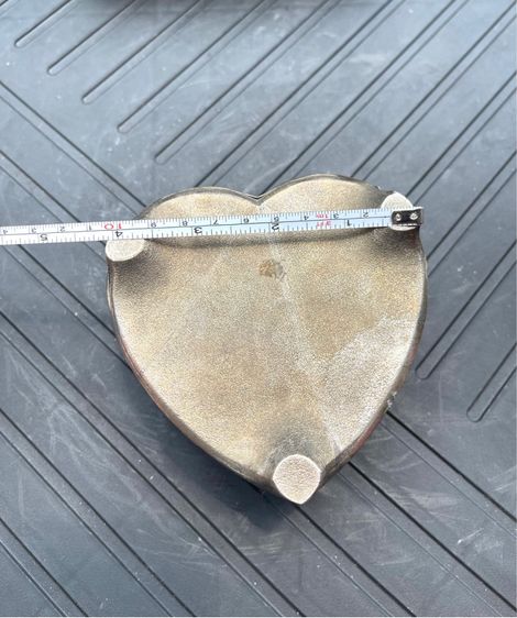 ตลับหัวใจ ซิลเวอร์เพลส Silver Plate เก่าสะสม รูปที่ 13