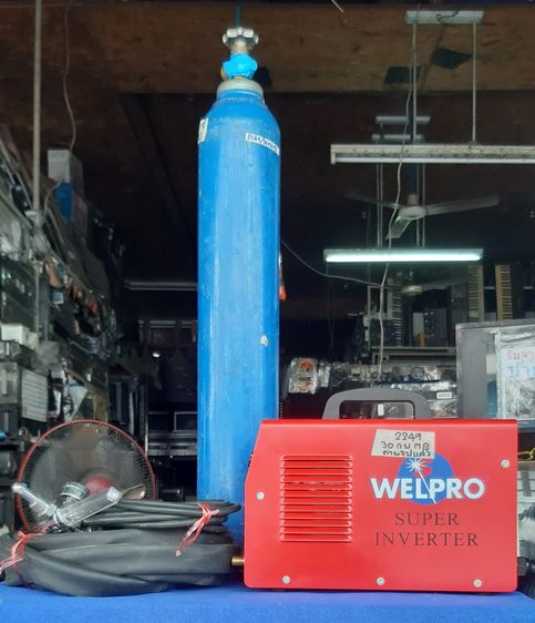 WELPRO ตู้เชื่อมอาร์กอน 2 ระบบ รุ่น WELTIG-MMA 200 ของแท้ ถัง อาร์กอน ก๊าชอาร์กอน สำหรับ เชื่อม อาร์กอน ขนาด 1.5 คิว ถังก๊าช +เกจ์อาร์กอน  รูปที่ 2