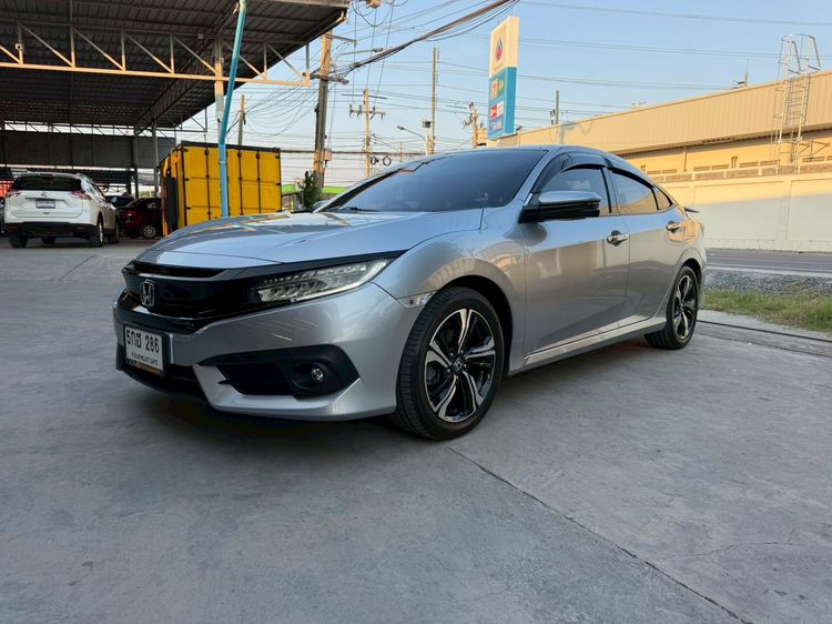 Honda Civic 2016 1.5 Turbo RS Sedan เบนซิน ไม่ติดแก๊ส เกียร์อัตโนมัติ เทา รูปที่ 2