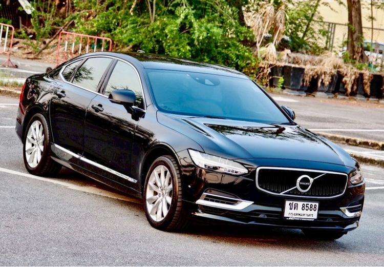 Volvo S90 2018 2.0 T8 Inscription 4WD Sedan ปลั๊กอินไฮบริด (PHEV) ไม่ติดแก๊ส เกียร์อัตโนมัติ ดำ รูปที่ 3