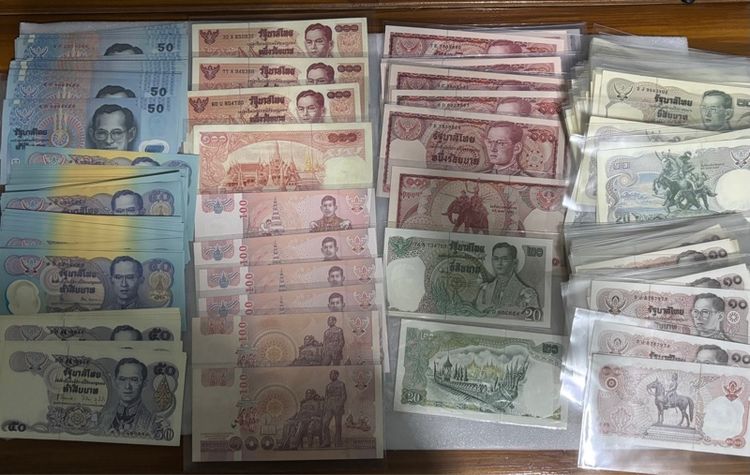 ธนบัตรไทย แบงค์100แบงค์50 แบงค์20แบงค์10