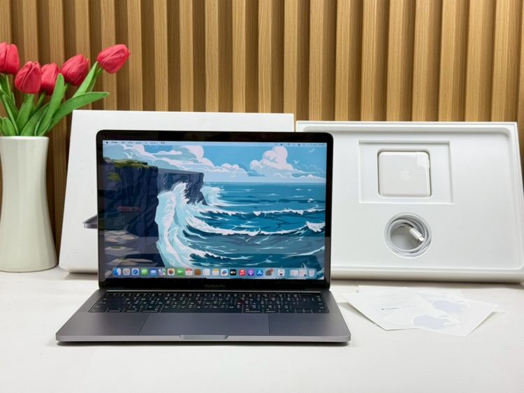 Apple Macbook Pro 13 Inch แมค โอเอส 8 กิกะไบต์ อื่นๆ ไม่ใช่ MacBook Pro (13.3-inch,2019 Four Thunderbolt 3 ports) Ram8GB SS512GB SpaceGray 