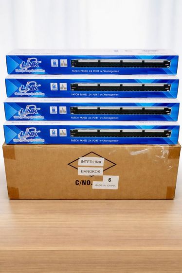 ปล่อยต่อ Patch Panel LINK CAT6 24 Port
รุ่น US-3124A