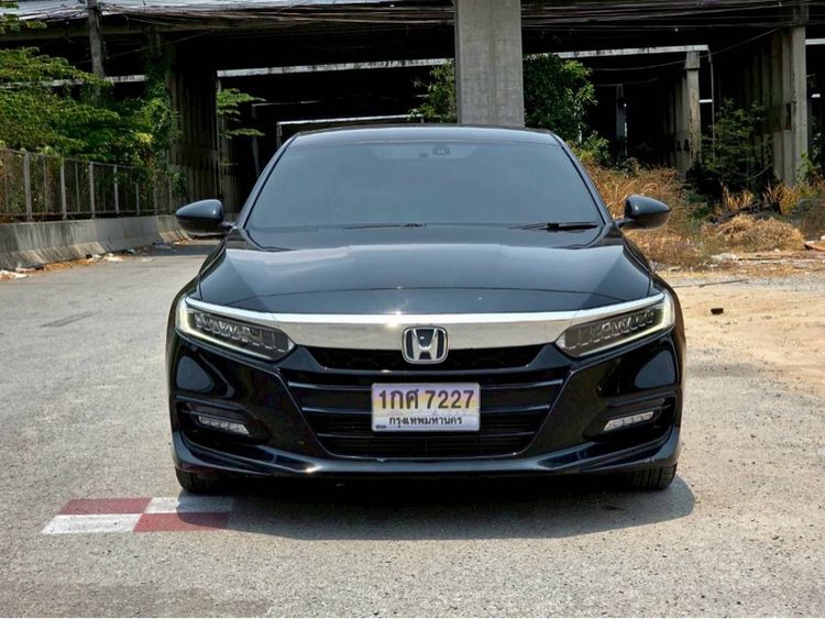 Honda Accord 2019 1.5 Turbo EL Sedan เบนซิน ไม่ติดแก๊ส เกียร์อัตโนมัติ ดำ