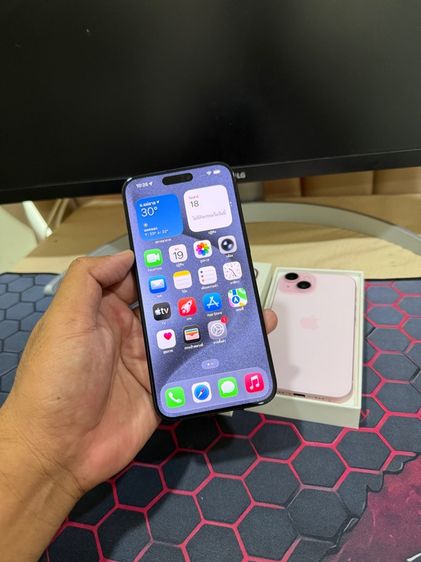 iPhone 15 Pro Max 256GB Blue Titanium เครื่องศูนย์ แท้จอแท้ เดิมๆ กล้องสวย สแกนหน้าปกติ  รูปที่ 5