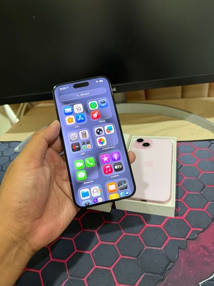 iPhone 15 Pro Max 256GB Blue Titanium เครื่องศูนย์ แท้จอแท้ เดิมๆ กล้องสวย สแกนหน้าปกติ  รูปที่ 7