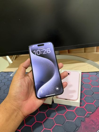 iPhone 15 Pro Max 256GB Blue Titanium เครื่องศูนย์ แท้จอแท้ เดิมๆ กล้องสวย สแกนหน้าปกติ  รูปที่ 2