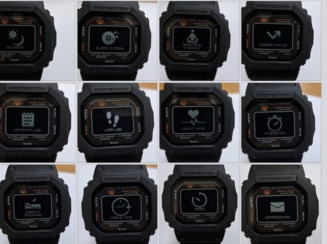 G Shock - DW-H5600-1DR Black รูปที่ 15
