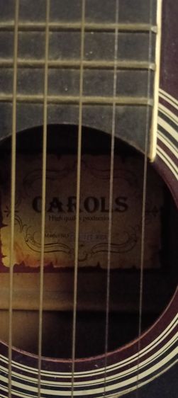 ขาย กีตาร์โปร่ง CAROLS Universal Musa สีไวน์แดง มือสอง รูปที่ 3