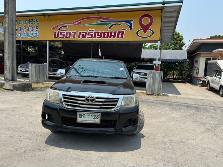 Toyota Hilux Vigo Champ 2012 Smart Cab 2.5 E Pickup ดีเซล ไม่ติดแก๊ส เกียร์ธรรมดา ดำ รูปที่ 3