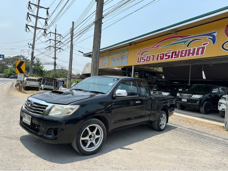 Toyota Hilux Vigo Champ 2012 Smart Cab 2.5 E Pickup ดีเซล ไม่ติดแก๊ส เกียร์ธรรมดา ดำ