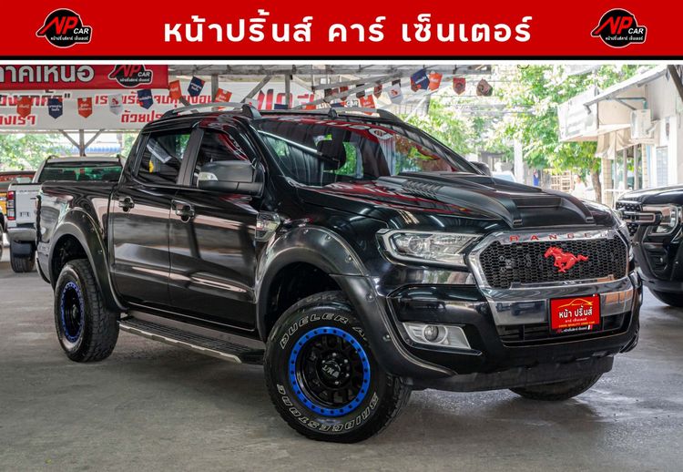 Ford Ranger 2018 2.2 XLT Pickup ดีเซล ไม่ติดแก๊ส เกียร์อัตโนมัติ ดำ รูปที่ 3