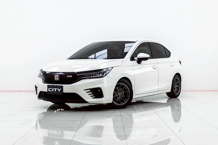 Honda City 2021 1.0 RS Sedan เบนซิน ไม่ติดแก๊ส เกียร์อัตโนมัติ ขาว