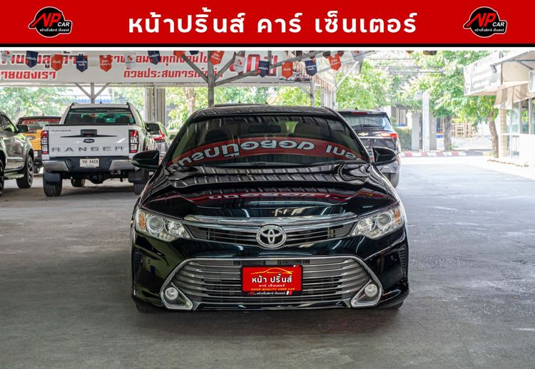 Toyota Camry 2015 2.0 G Sedan เบนซิน ไม่ติดแก๊ส เกียร์อัตโนมัติ ดำ รูปที่ 2