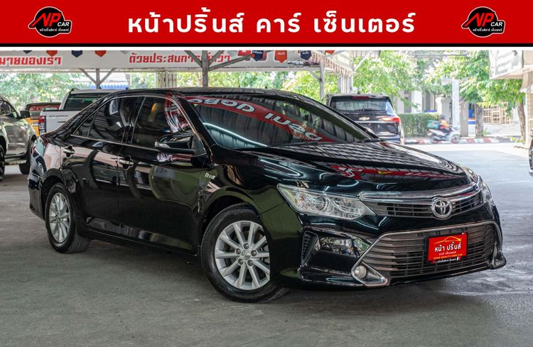 Toyota Camry 2015 2.0 G Sedan เบนซิน ไม่ติดแก๊ส เกียร์อัตโนมัติ ดำ รูปที่ 3