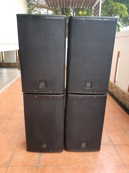ตู้ลำโพง 15 นิ้ว EV ELECTRO-VOICE รุ่น ELX 115 2 คู่พร้อมถุงครอบ ขายคู่ละ 25,000 บาท