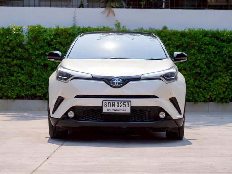 Toyota C-HR 2019 1.8 Hybrid Hi Utility-car ไฮบริด ไม่ติดแก๊ส เกียร์อัตโนมัติ ขาว รูปที่ 2