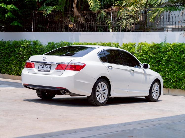 Honda Accord 2013 2.0 EL Sedan เบนซิน ไม่ติดแก๊ส เกียร์อัตโนมัติ ขาว รูปที่ 3
