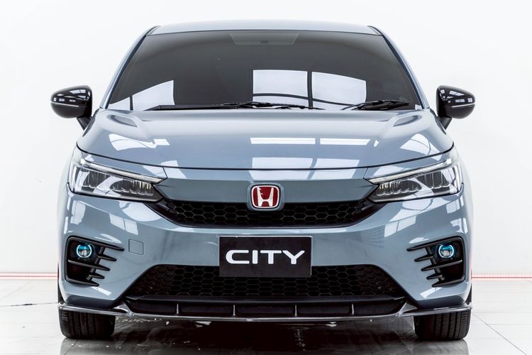 Honda City 2021 1.0 S+ Sedan เบนซิน ไม่ติดแก๊ส เกียร์อัตโนมัติ เทา รูปที่ 4