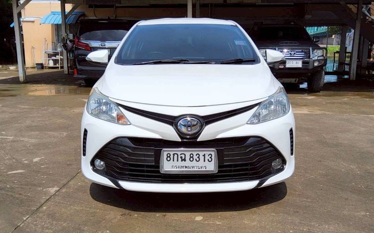 Toyota Vios 2019 1.5 E Sedan เบนซิน ไม่ติดแก๊ส เกียร์อัตโนมัติ ขาว รูปที่ 2