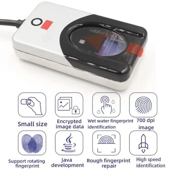เครื่องสแกนลายนิ้วมือ Digital Persona URU 4500 
 รูปที่ 5