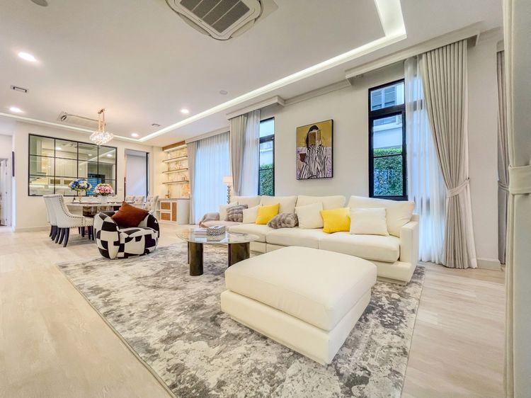 Land and Houses ตกแต่งครบ 2025  NANTAWAN นันทวัน พระราม 9  กรุงเทพกรีฑาตัดใหม่  บ้านห้องมุม   เนื้อที่123 ตารางวา  พื้นที่ใช้สอย 378 ตารางเมตร รูปที่ 3