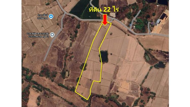 ขายที่ดิน 22-3-21 ไร่ ที่สวย ราคาถูก บรรยากาศดี รูปที่ 3