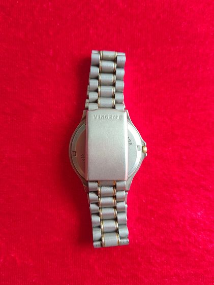 นาฬิกาข้อมือ Vincent  จาก Japan กันน้ำได้ ไทเทเนียม case  ฝาหลัง ST.Steel รูปที่ 2