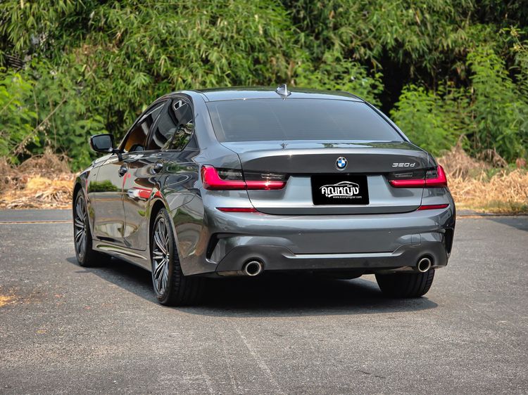 BMW Series 3 2020 320d Sedan ดีเซล ไม่ติดแก๊ส เกียร์อัตโนมัติ เทา รูปที่ 2