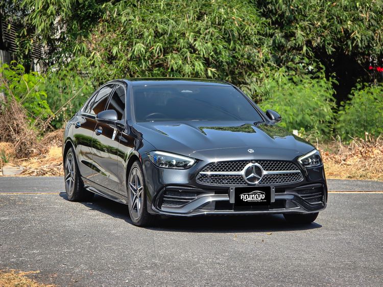 รถ Mercedes-Benz C-Class C350e สี เทา