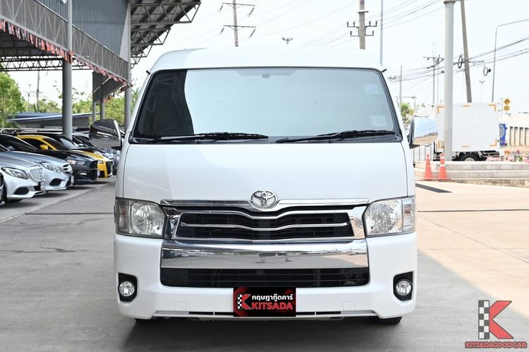 Toyota Ventury 2017 3.0 G Van ดีเซล ไม่ติดแก๊ส เกียร์อัตโนมัติ ขาว รูปที่ 2