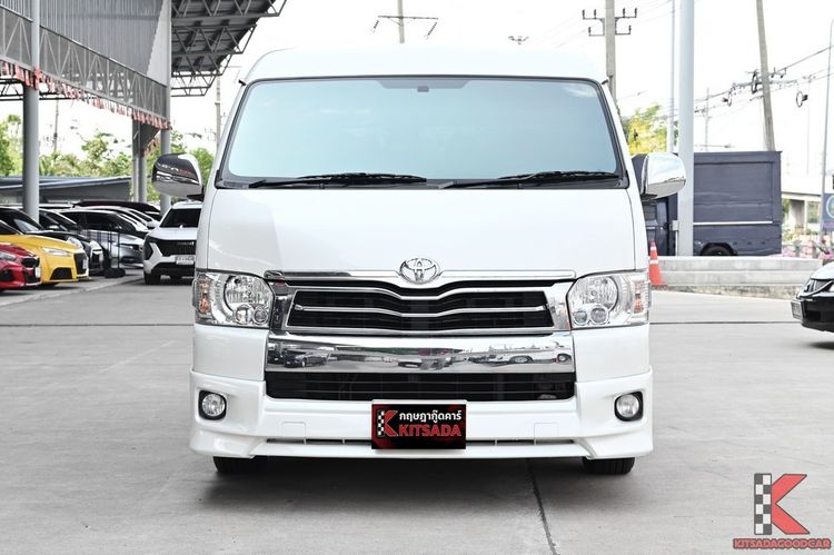 Toyota Ventury 2019 3.0 V Van ดีเซล ไม่ติดแก๊ส เกียร์อัตโนมัติ ขาว รูปที่ 2