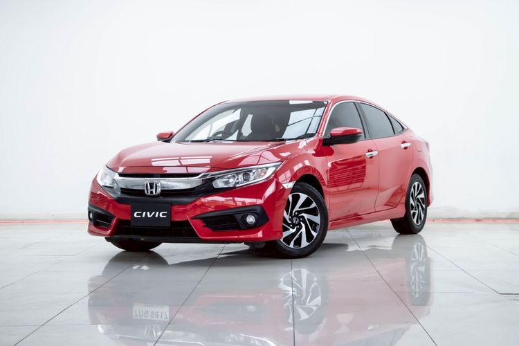 Honda Civic 2018 1.8 EL i-VTEC Sedan เบนซิน ไม่ติดแก๊ส เกียร์อัตโนมัติ แดง