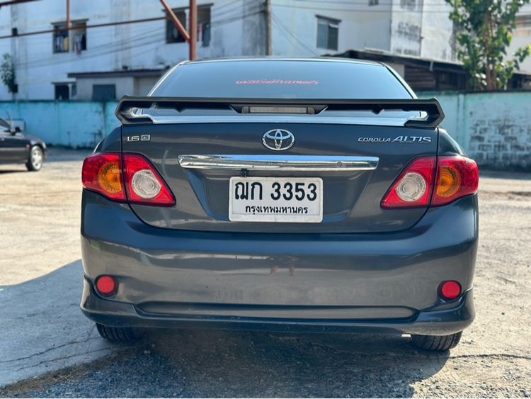 Toyota Altis 2008 1.6 G Sedan เบนซิน ไม่ติดแก๊ส เกียร์อัตโนมัติ เทา รูปที่ 4