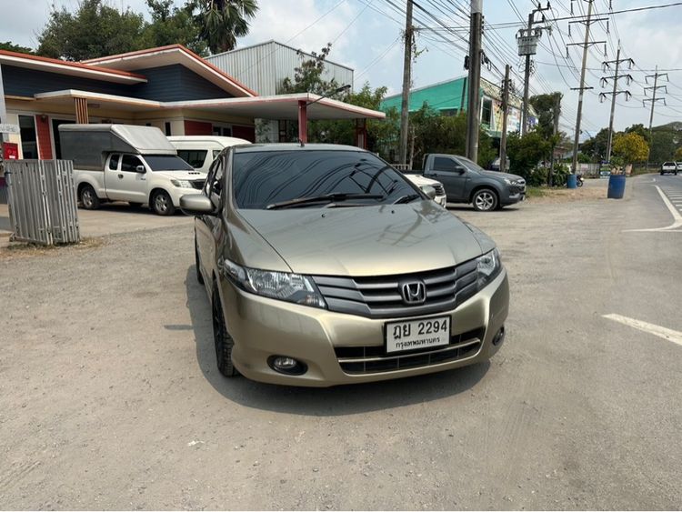 Honda City 2009 1.5 S Sedan เบนซิน ไม่ติดแก๊ส เกียร์อัตโนมัติ น้ำตาล รูปที่ 3